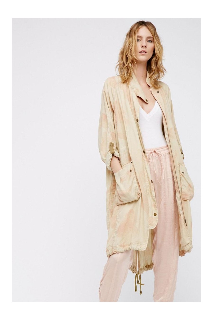 Lightweight Utility Trench Coat