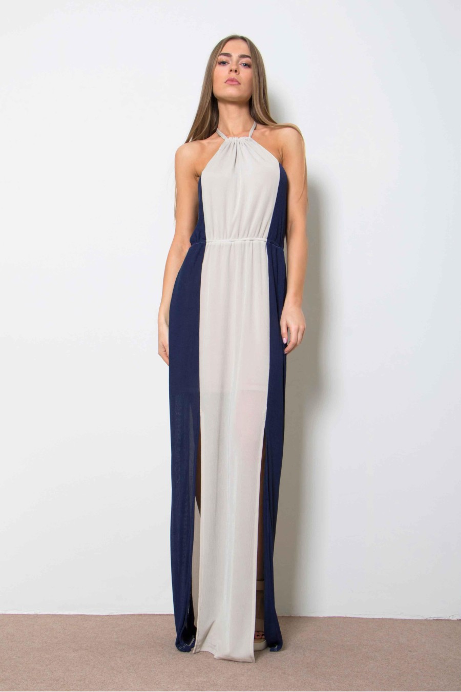 Olympia Panel Maxi Dress