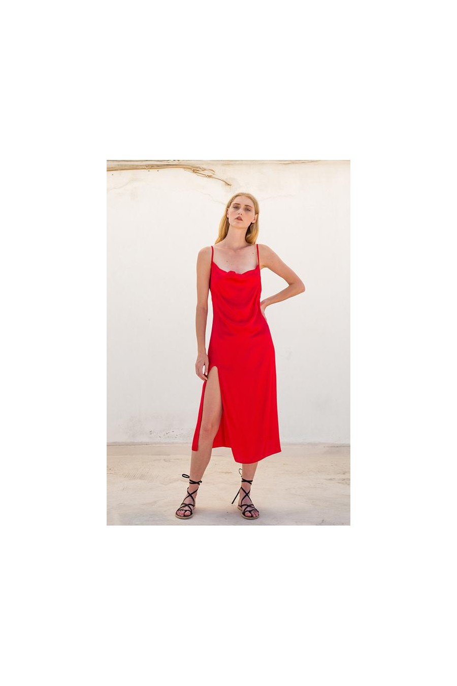 Patmos Dress | Red