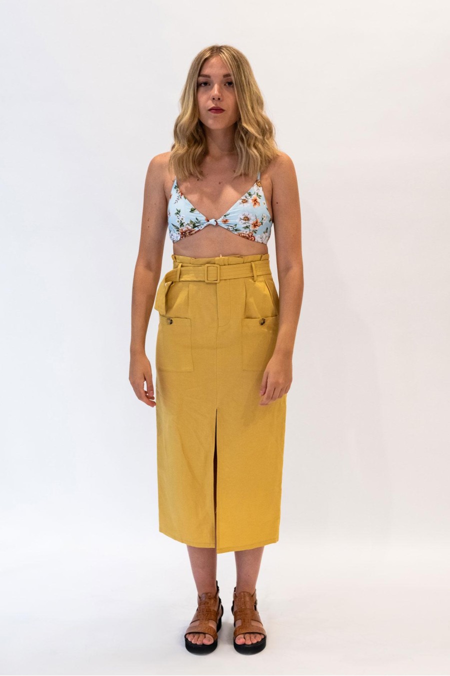 Safari Skirt | Yellow