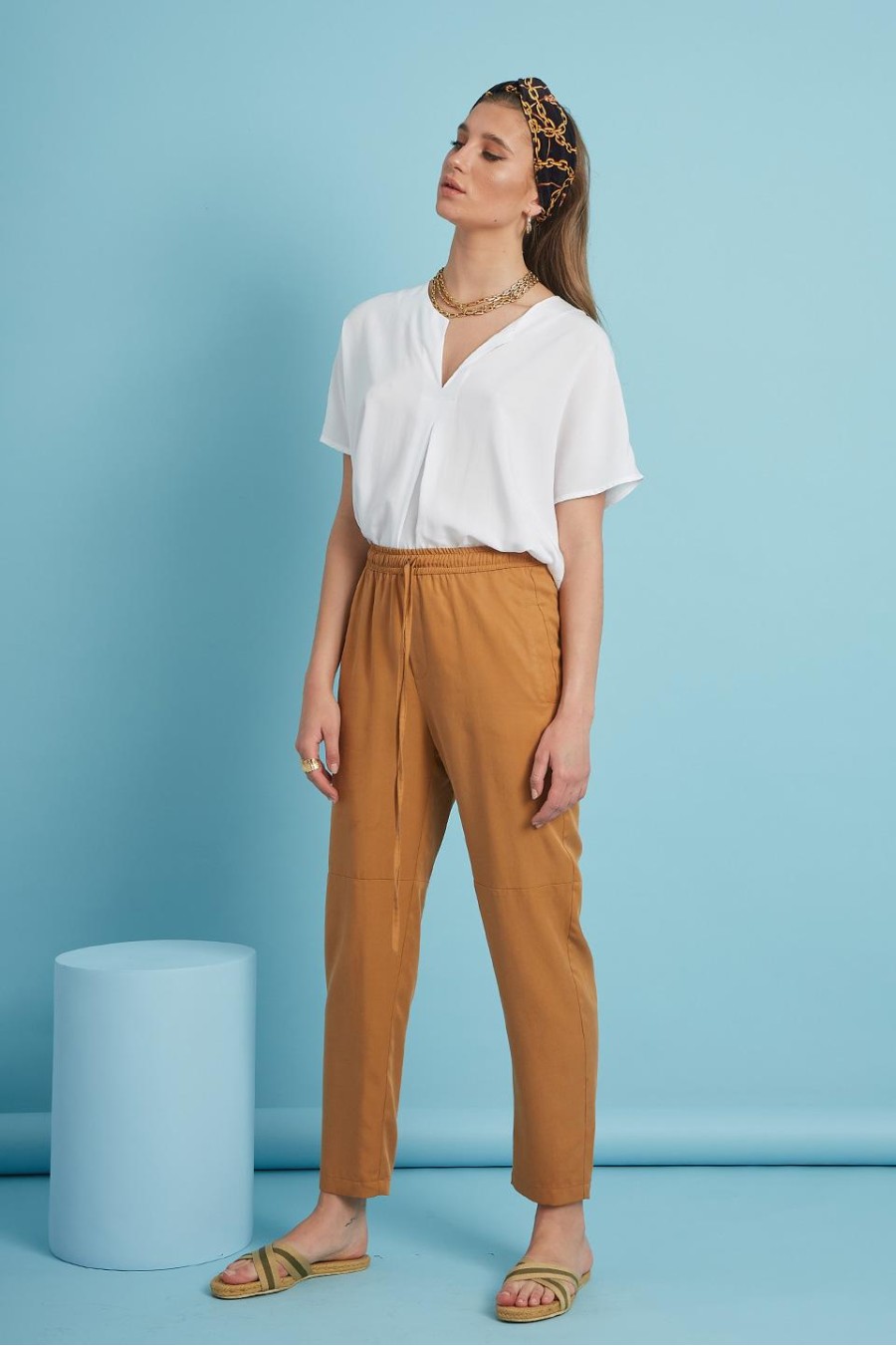 Casual Trousers | Caramel