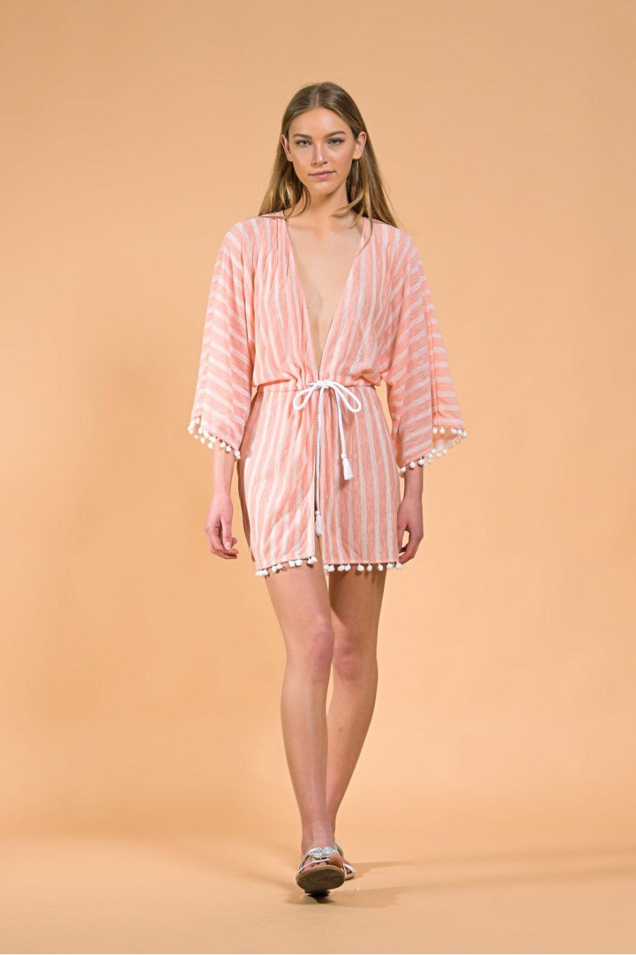 Cassia Fringed Kimono