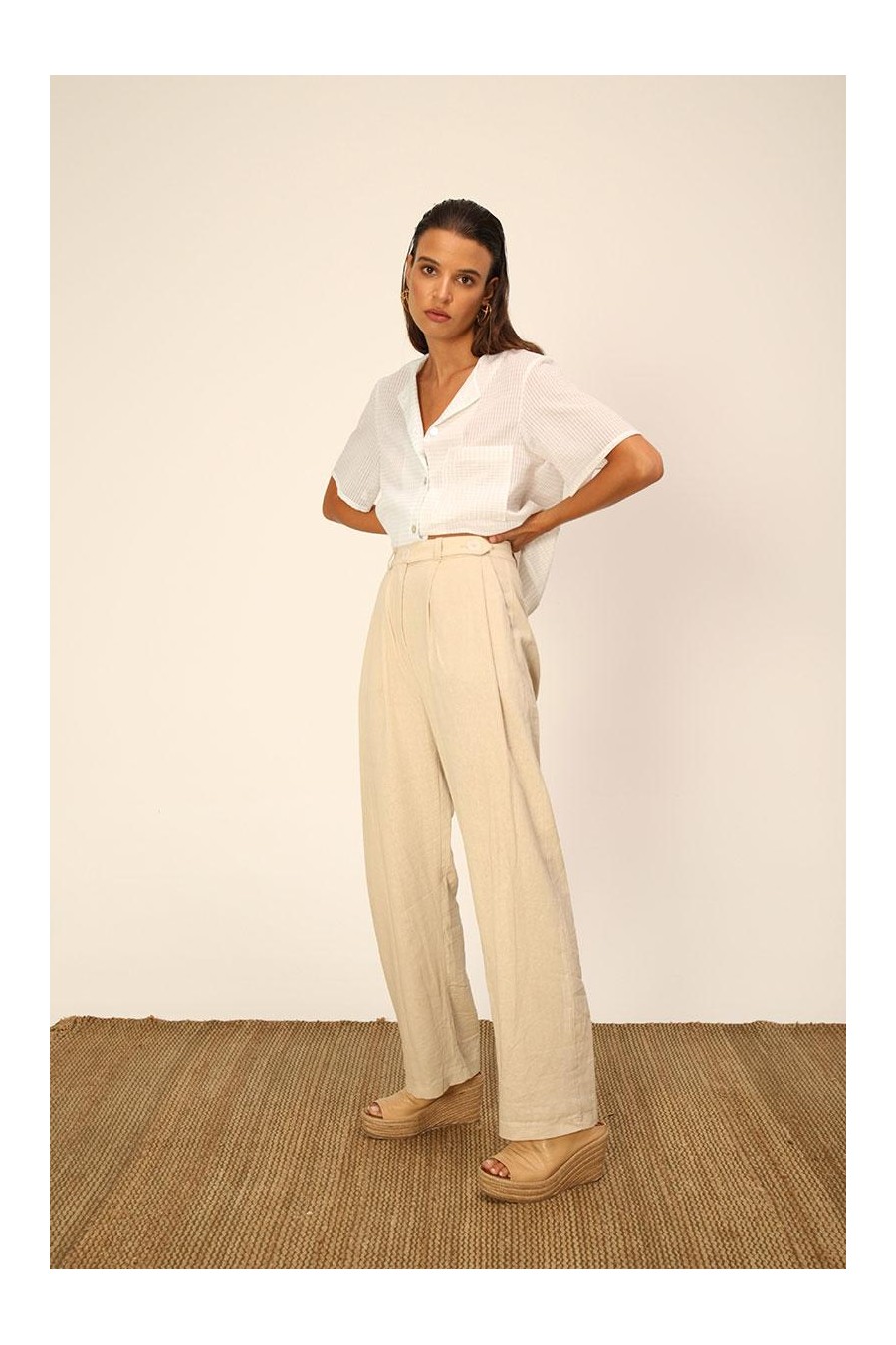 Palermo Trousers | Beige