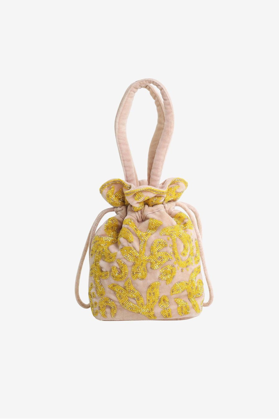 Pouch Beaded Paisley | Sepia Rose