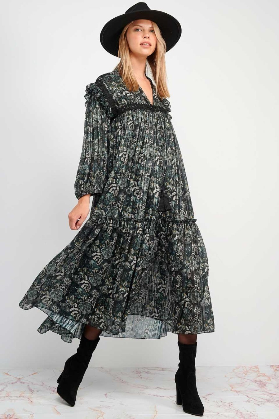 Paisley Wide Dress