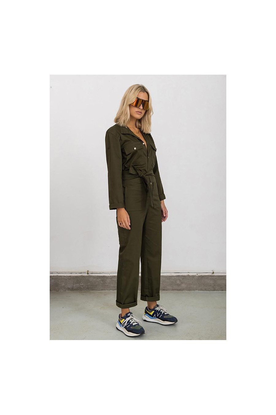 New York Jumpsuit | Khaki