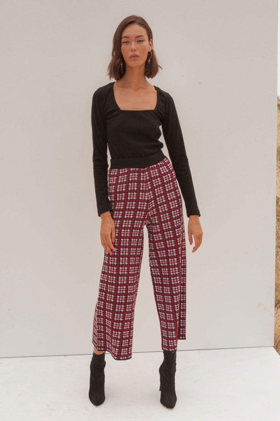 Nadine Pie De Poule Pants