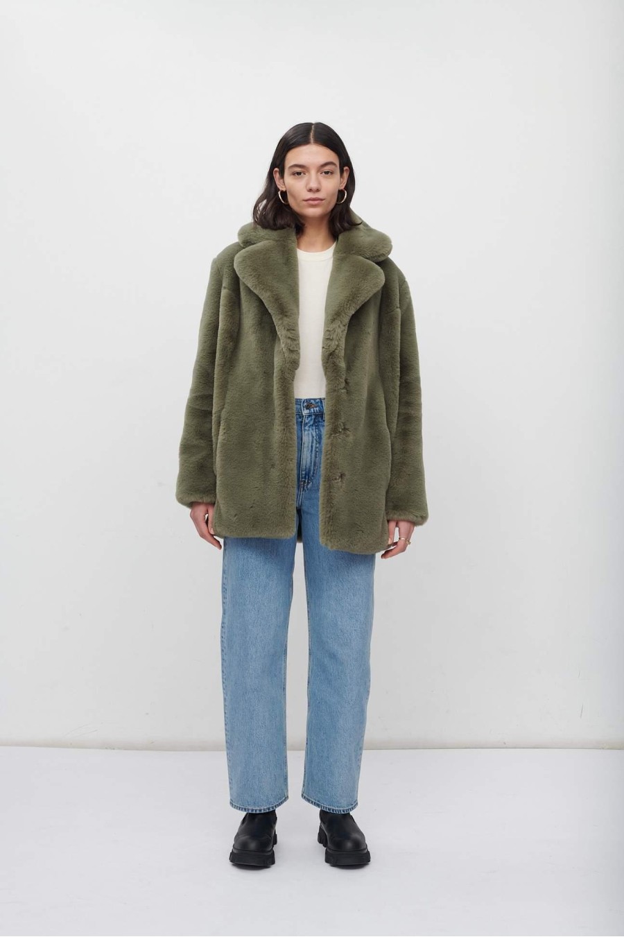 Heather Coat | Olive