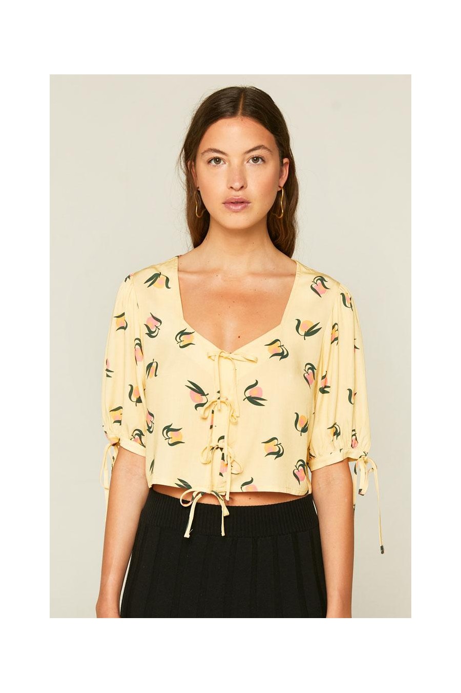 Peaches Crop Top