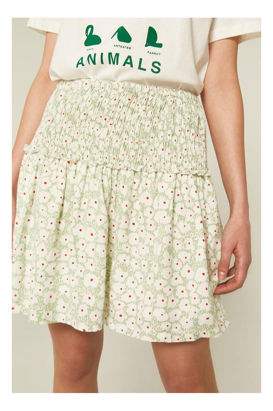 Ditsy Floral Mini Skirt