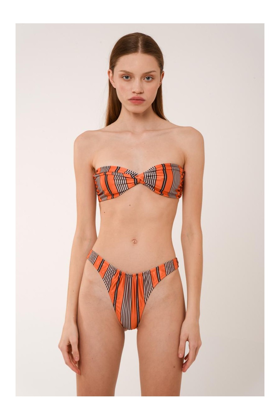 Tyra Bikini | Orange Striped