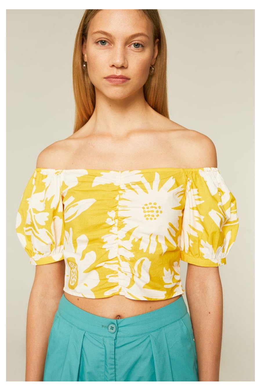 Sunny Floral Crop Top