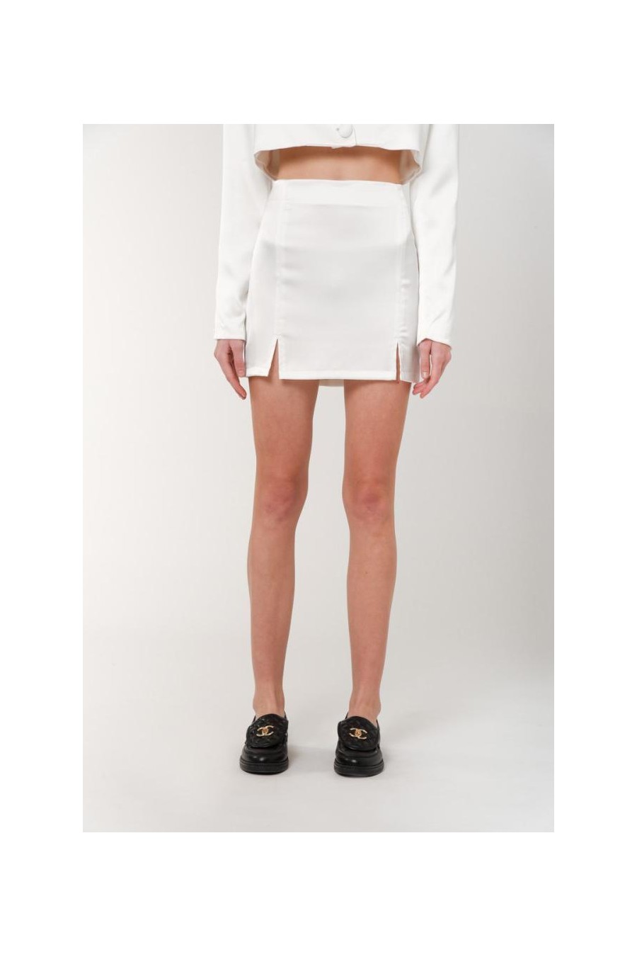 Nastia Mini Skirt | White