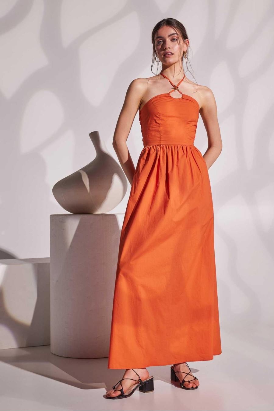 Surface Maxi Dress | Orange