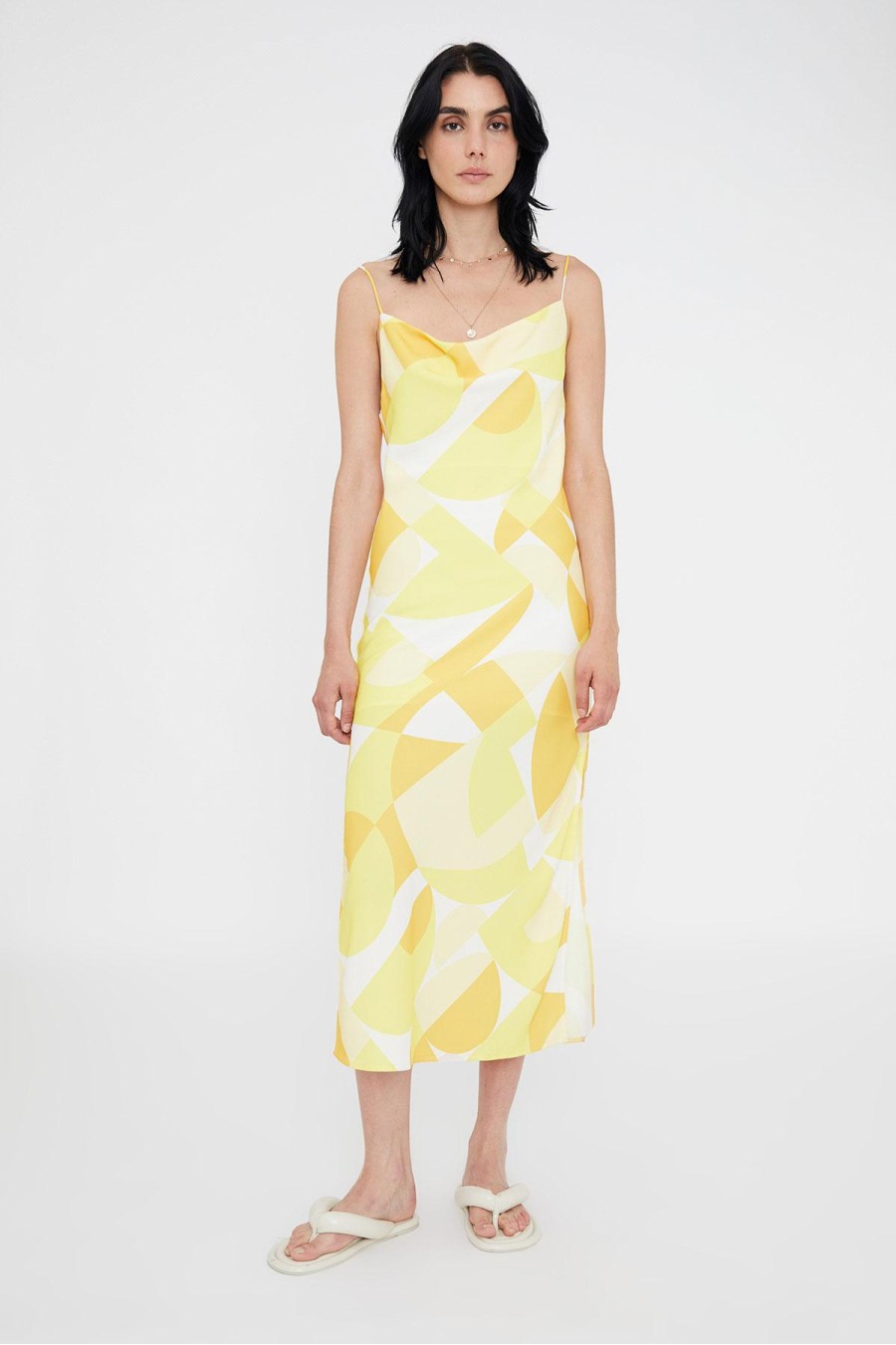 Sunny Geometric Print Maxi...