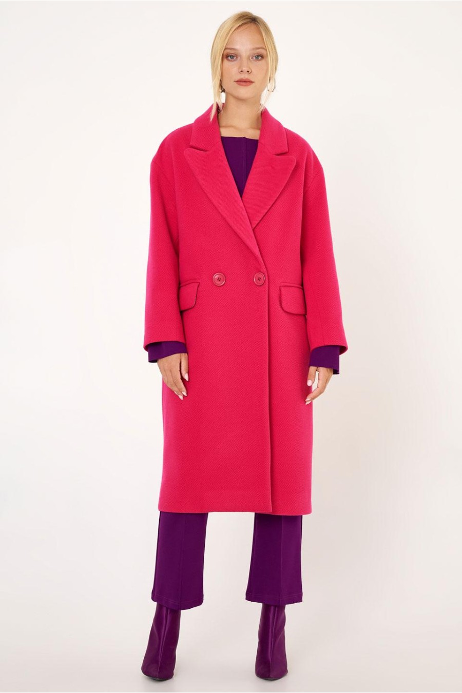 Fuchsia Coat