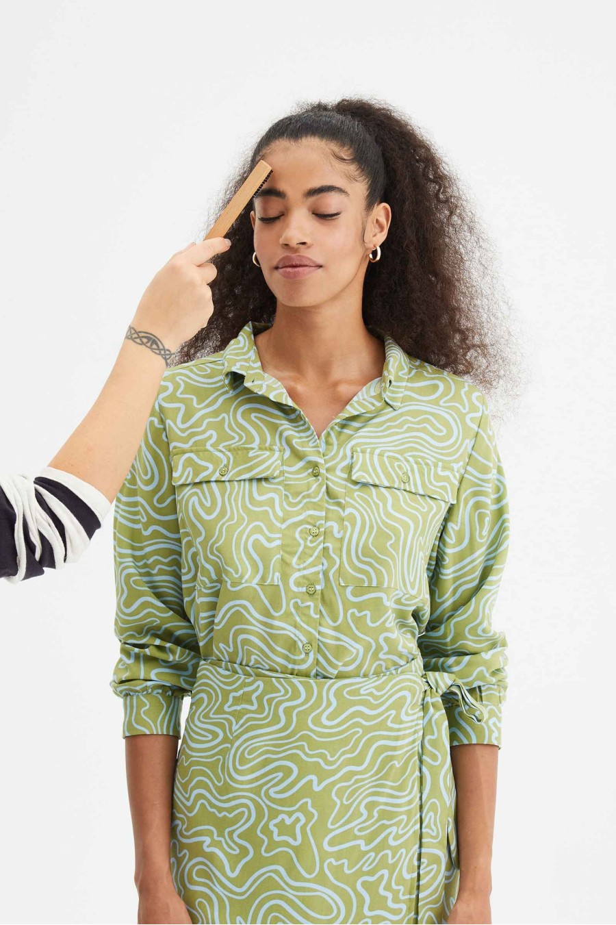 Wave Print Shirt