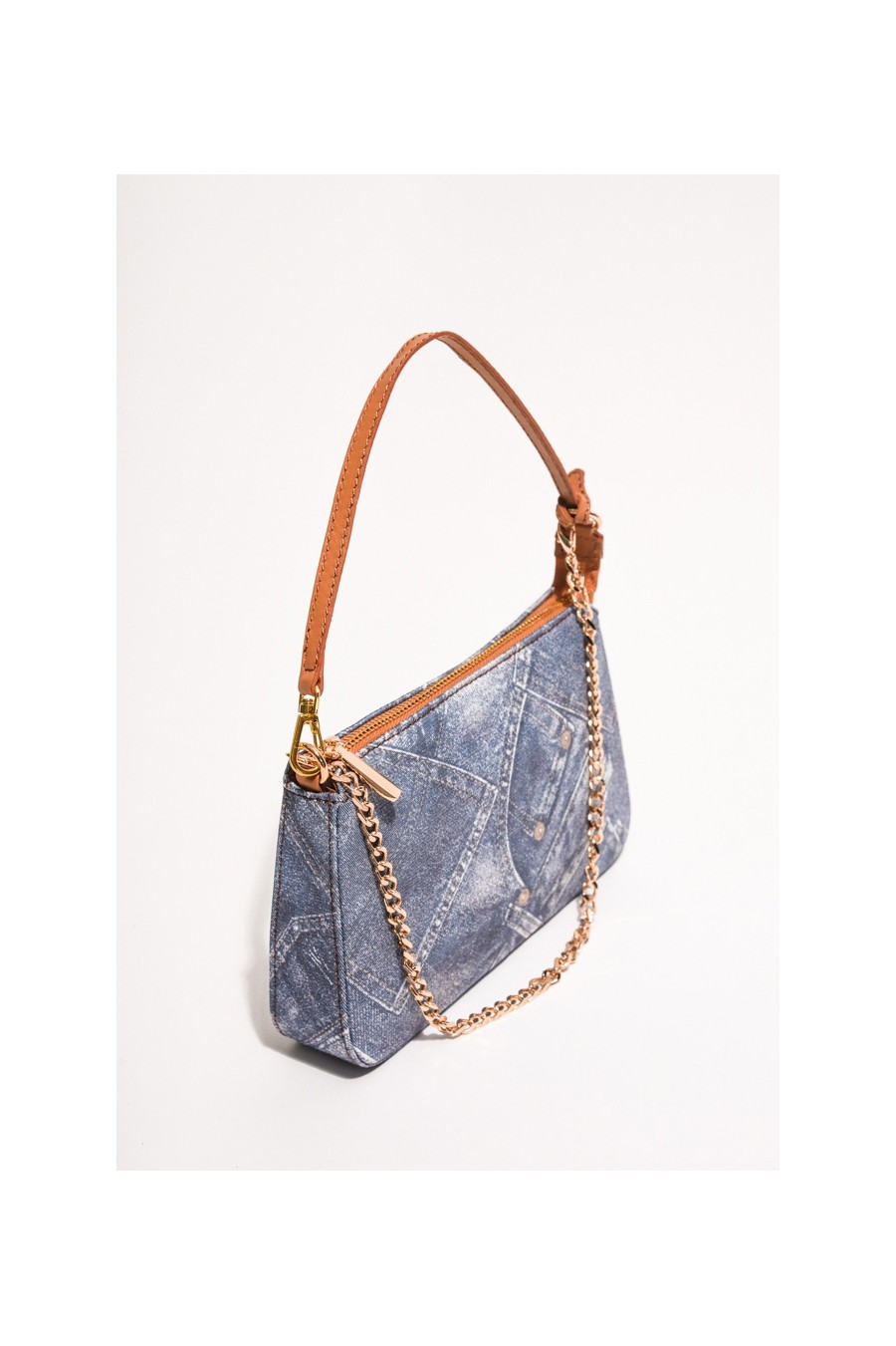 Adeline Bag | Denim Print