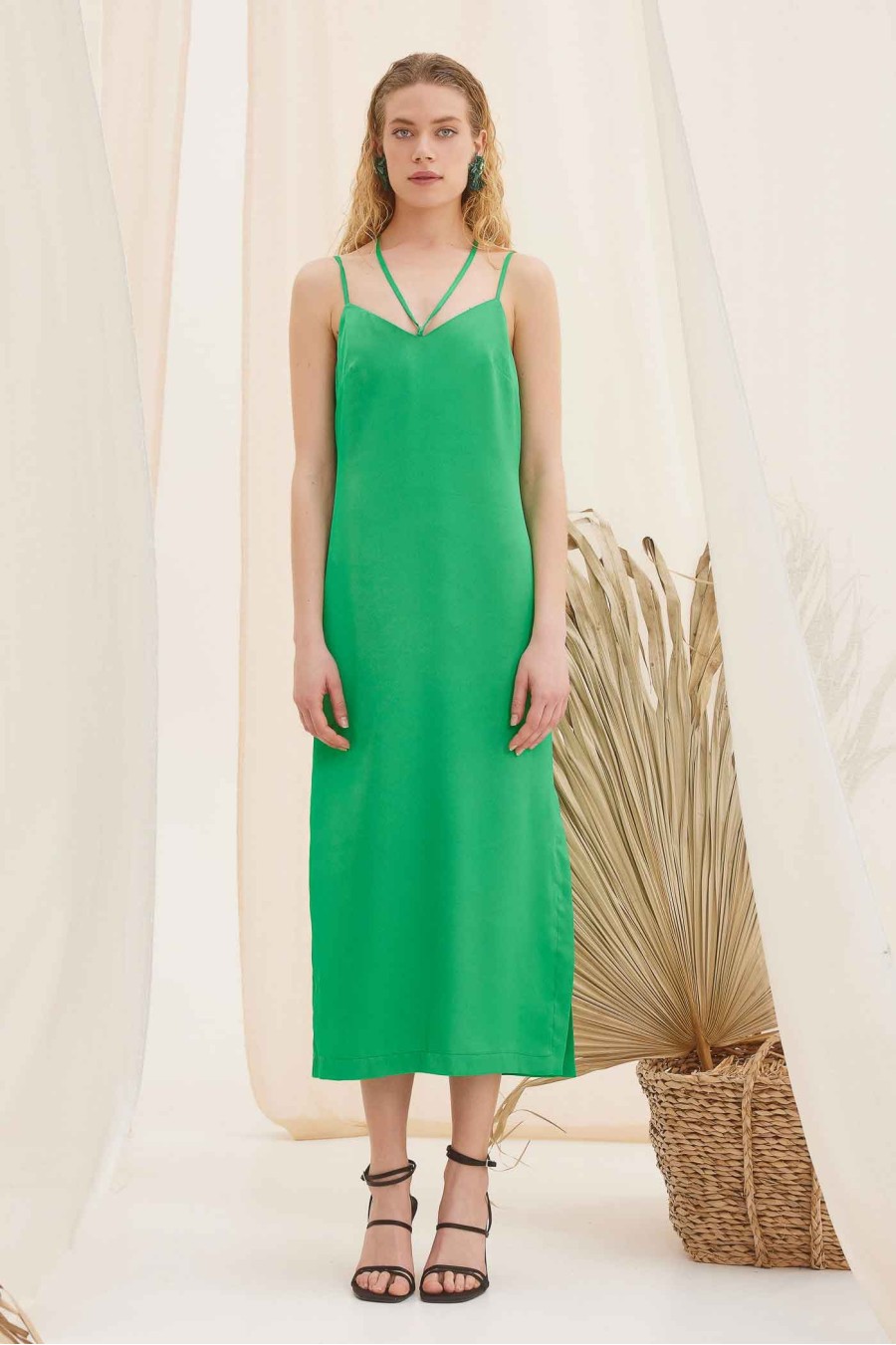 Iris Dress | Green