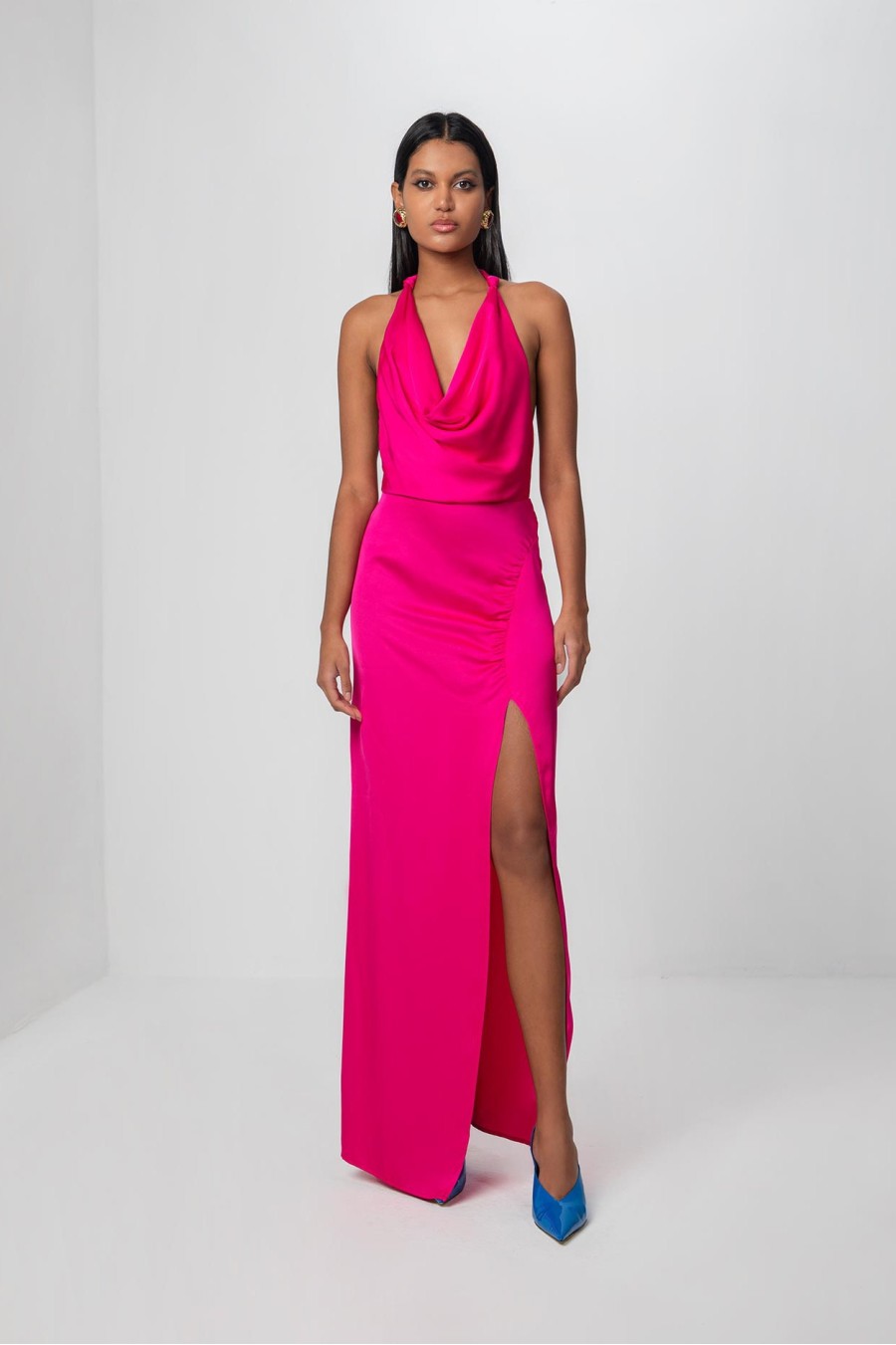 Harmonia Dress | Fuchsia