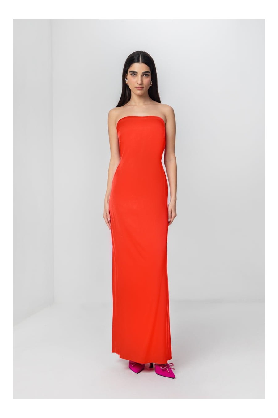 Selene Dress | Coral