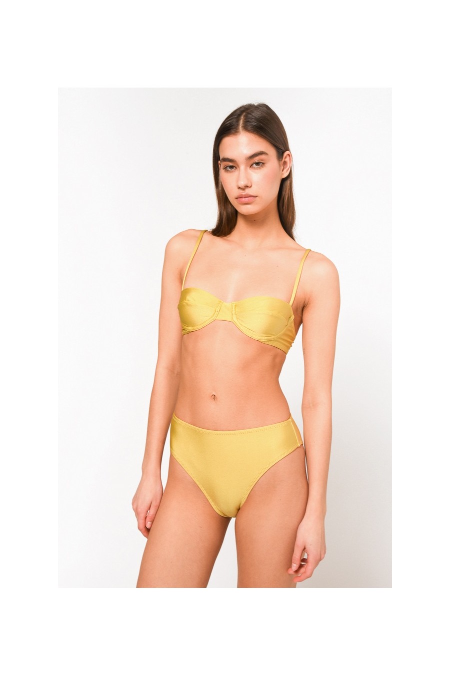 Brooke Monochrome Bikini | Yellow Gold