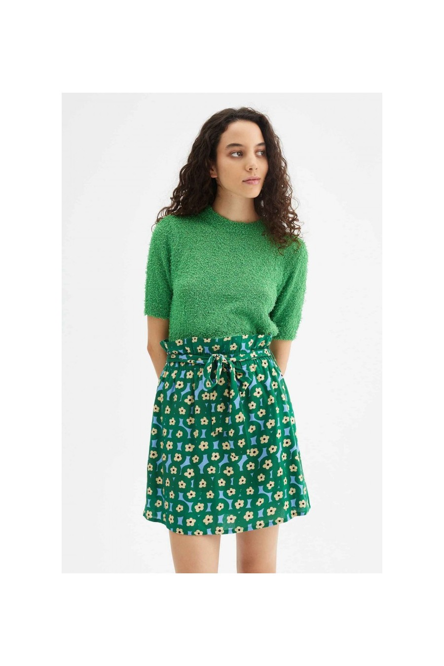 Moana Cotton Mini Skirt