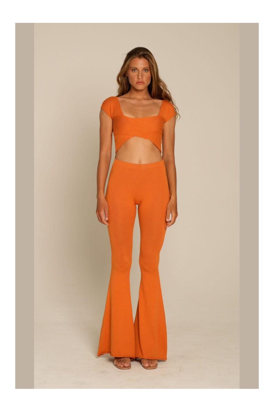 Madison Flare Pants | Burnt Orange