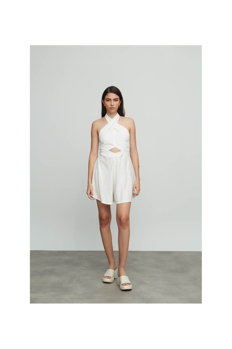 Moma Noha Jumpsuit | White