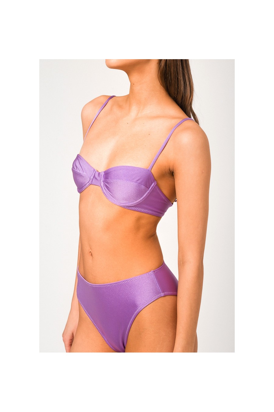 Brooke Monochrome Bikini | Dahlia Purple