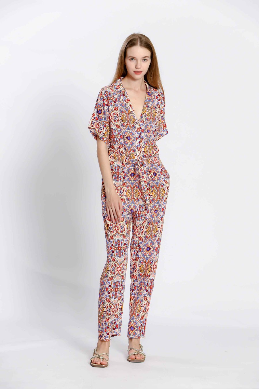 Moroccan Tile Jumpsuit