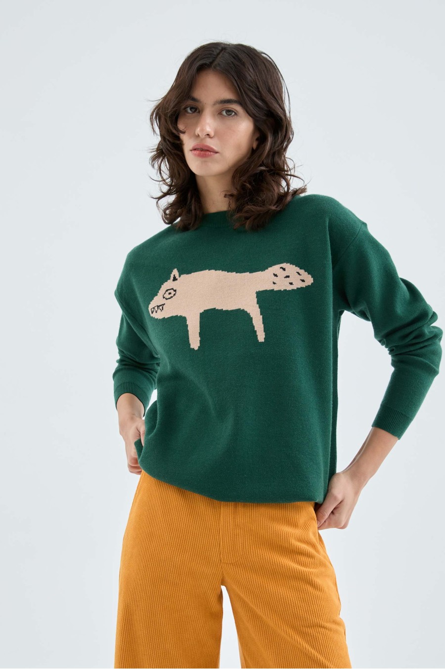 Animal Knit Sweater