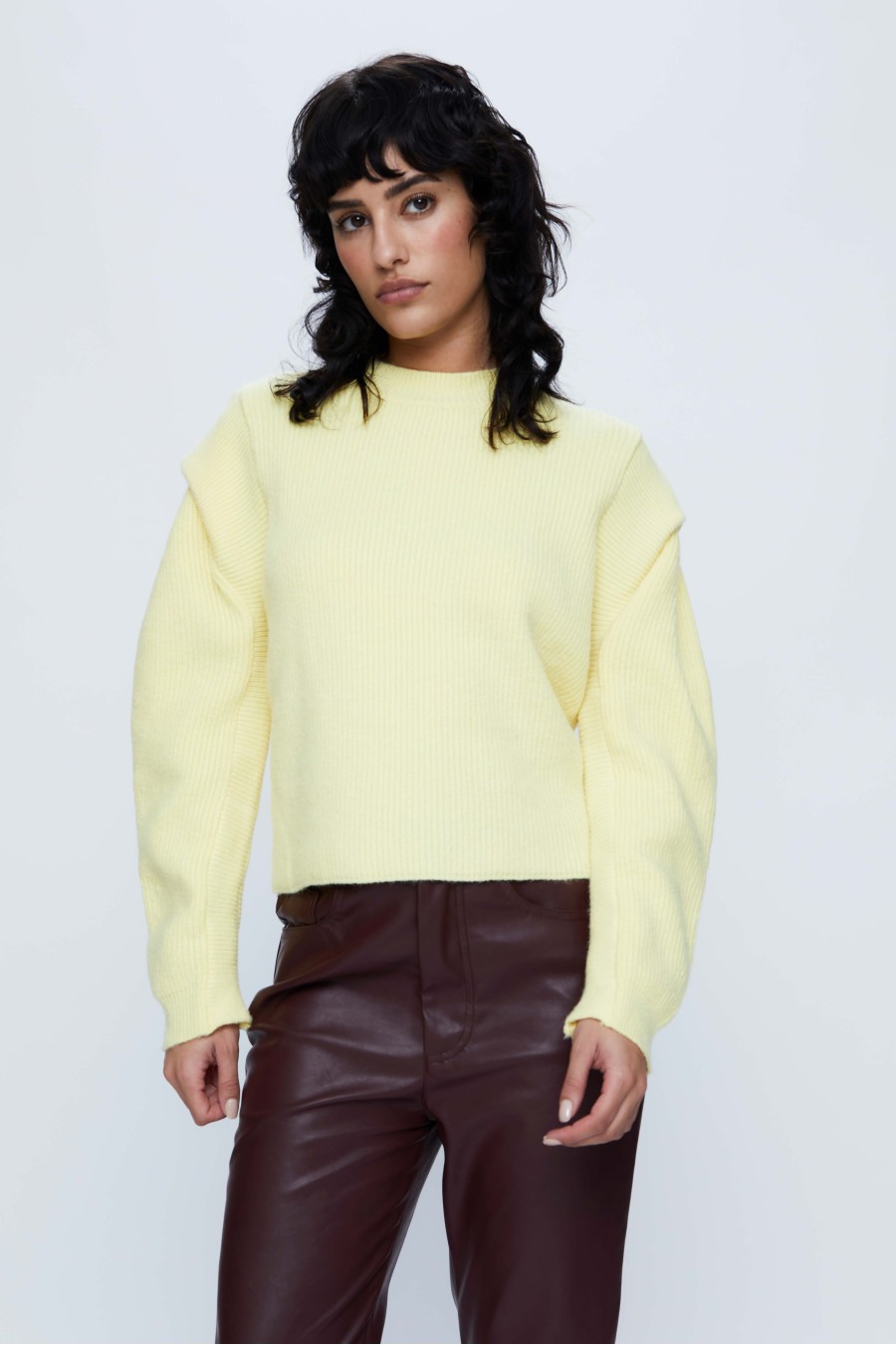 Yellow Knit Sweater