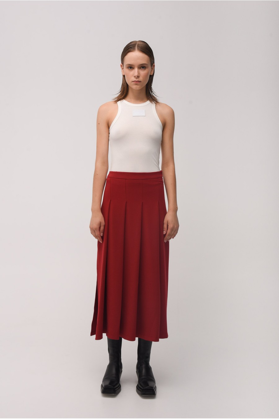 Celia Midi Skirt | Chili