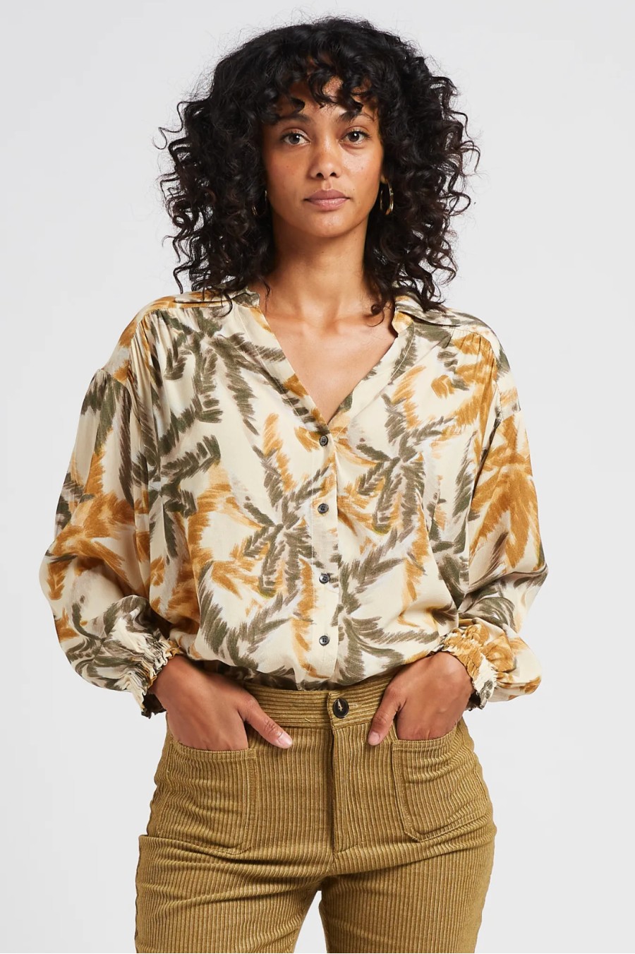 Palm Tree Blouse