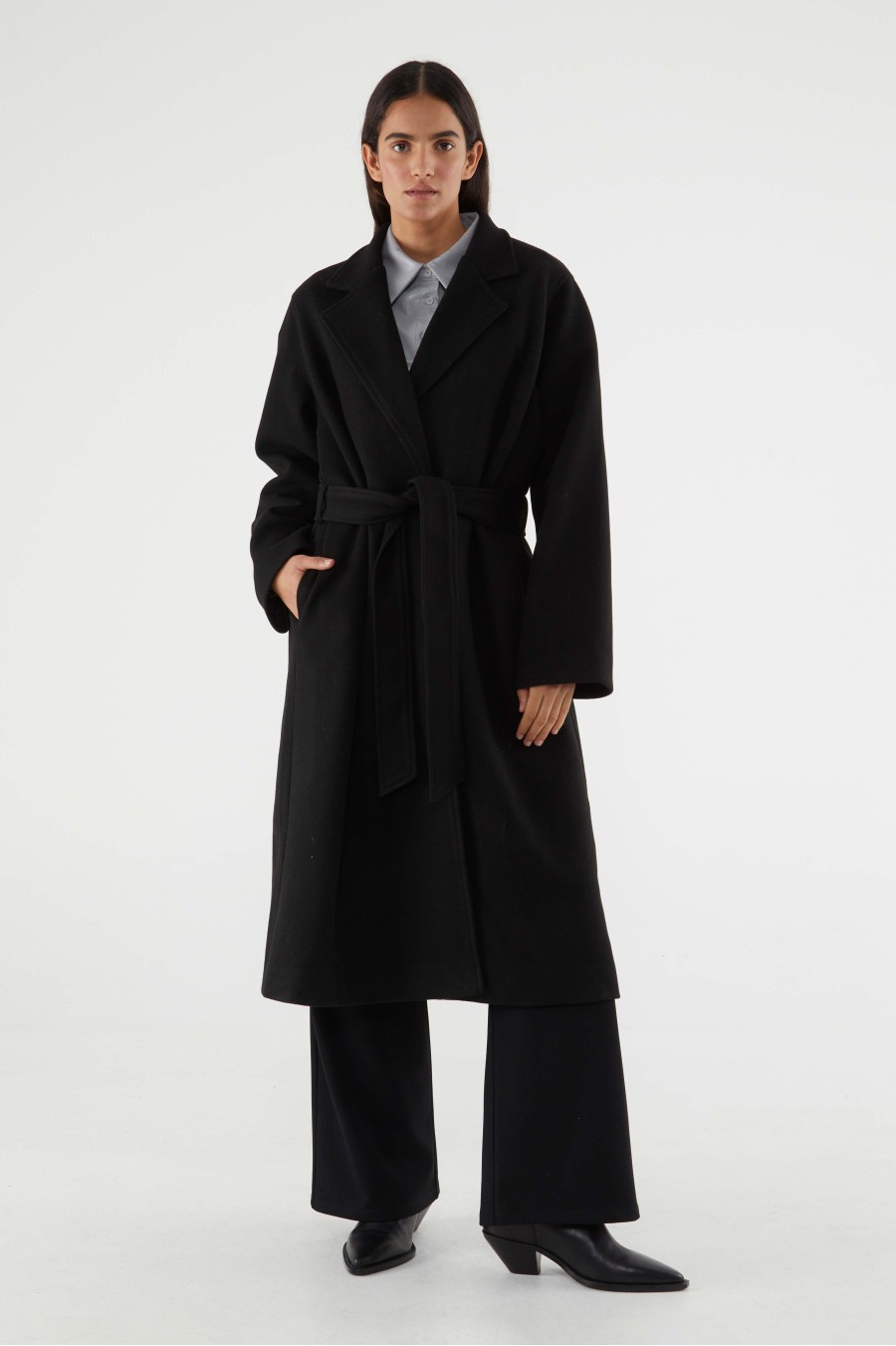 Black Midi Coat