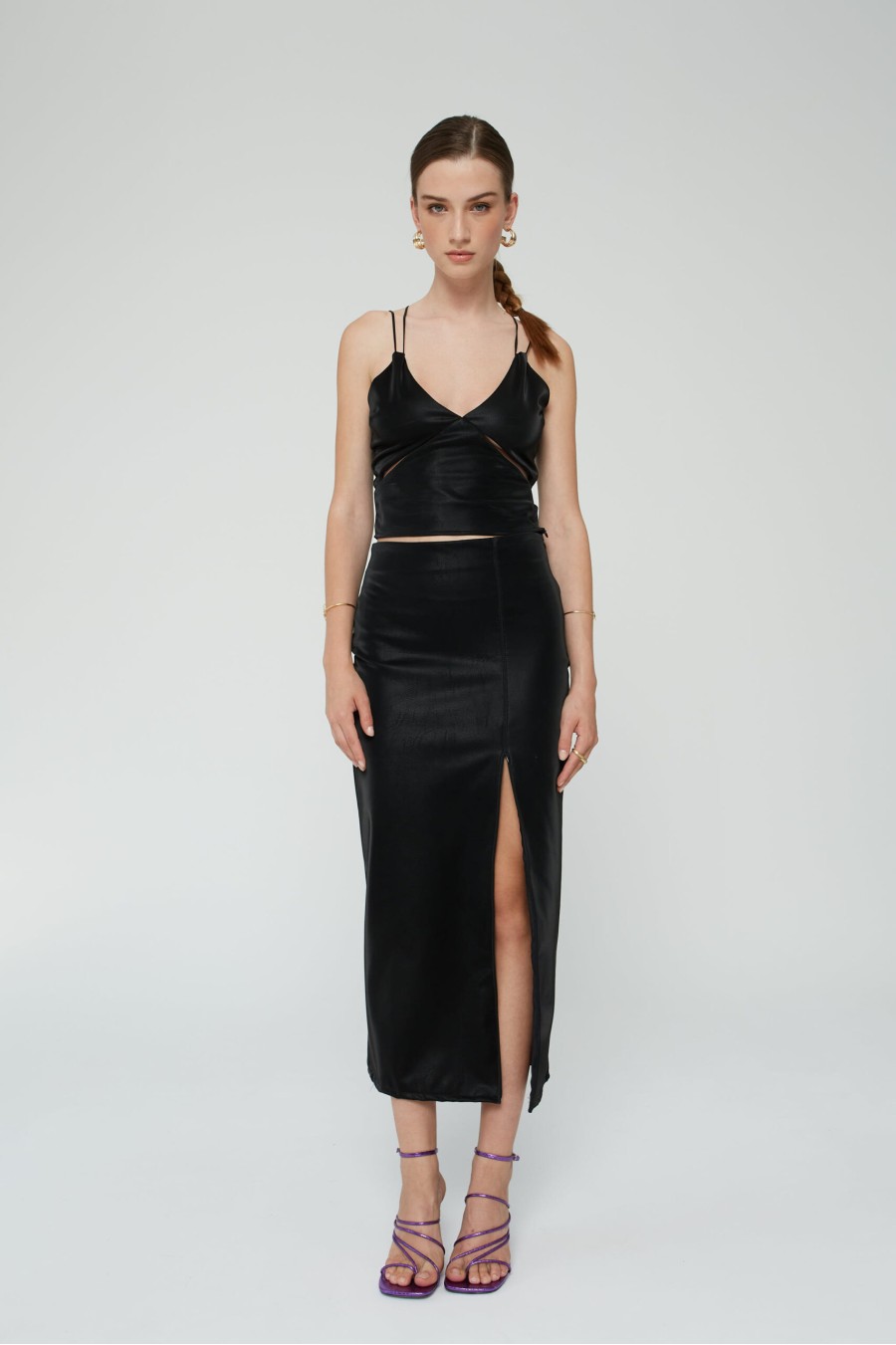 Ledur Zip Skirt