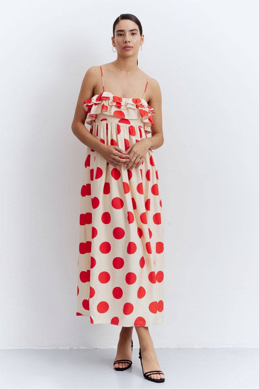 Polka Dots Midi Dress