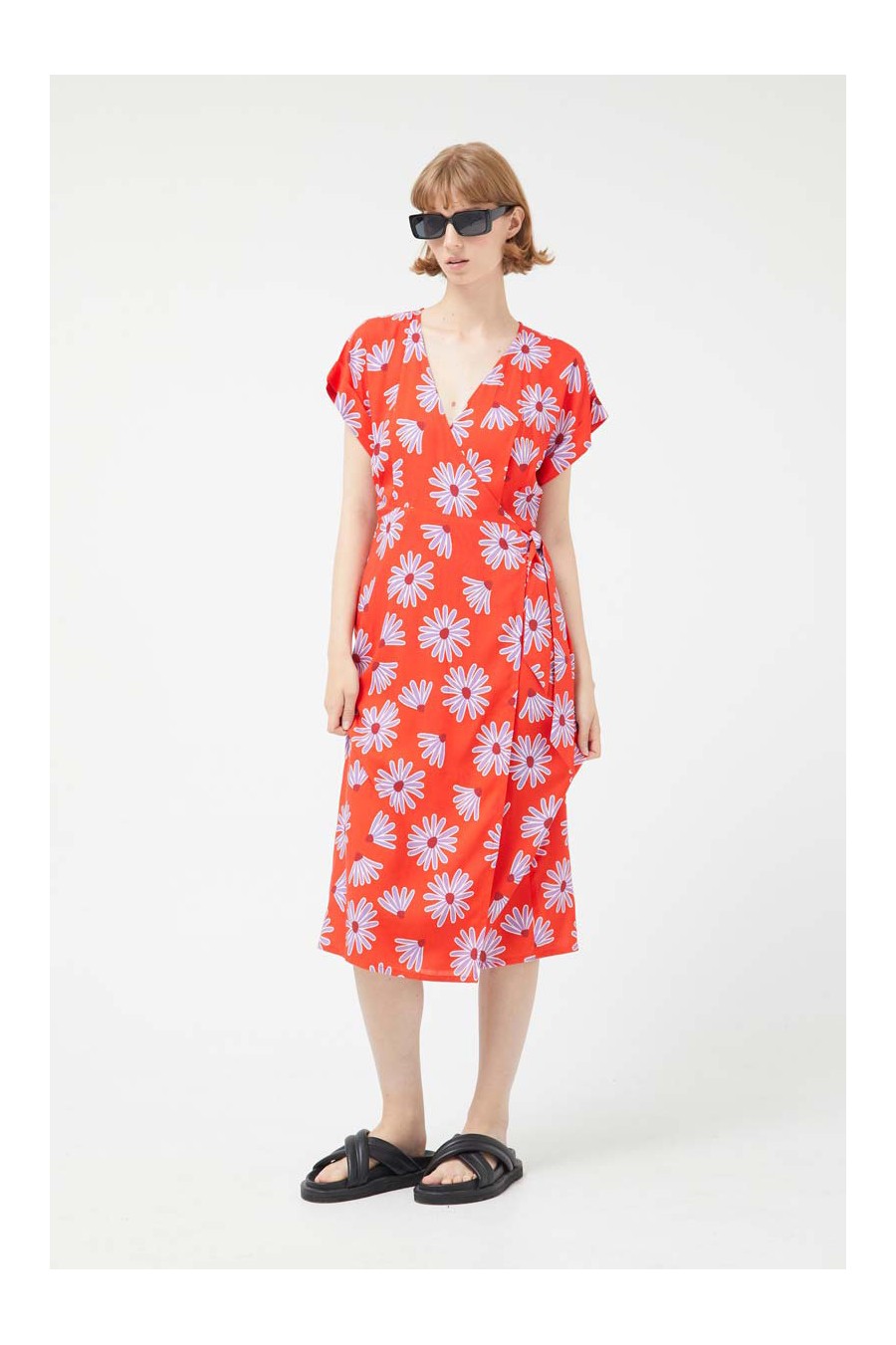 Margarita Flower Print Midi...