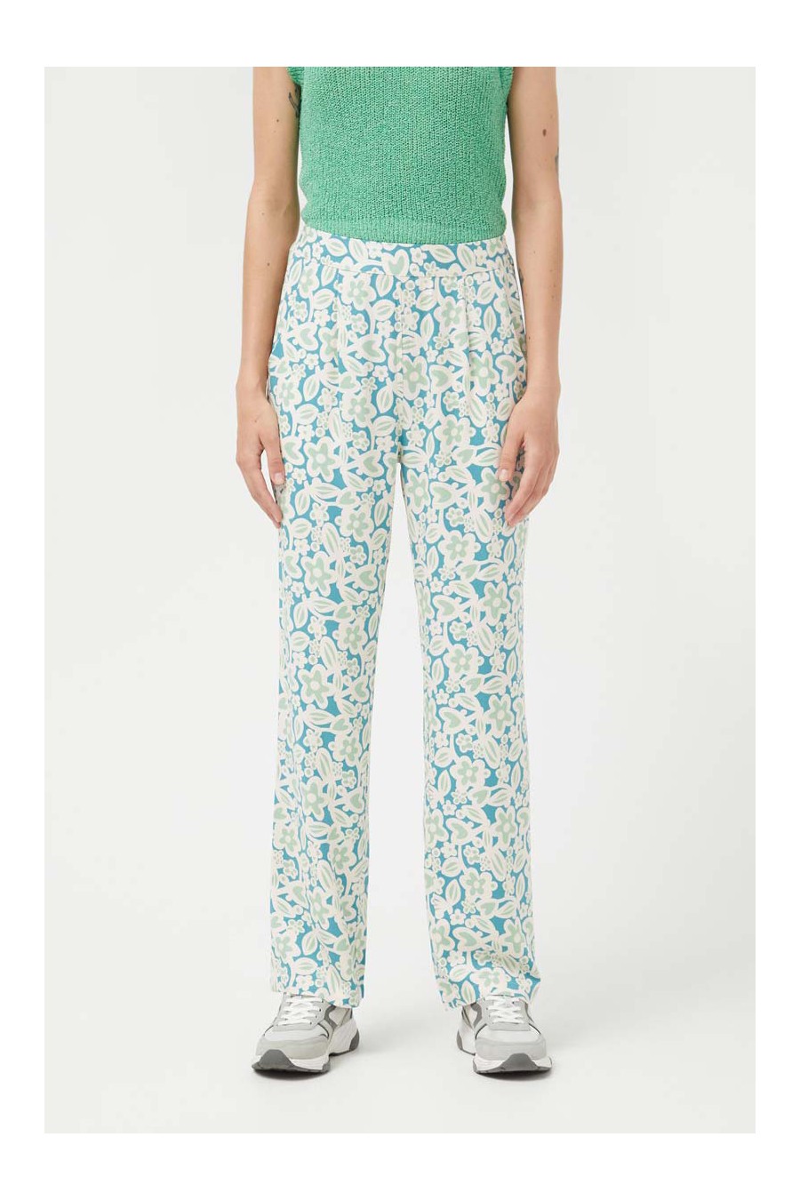 Flowers 11 Print Pants