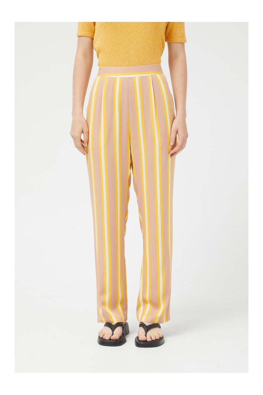 Yellow Stripes Pants