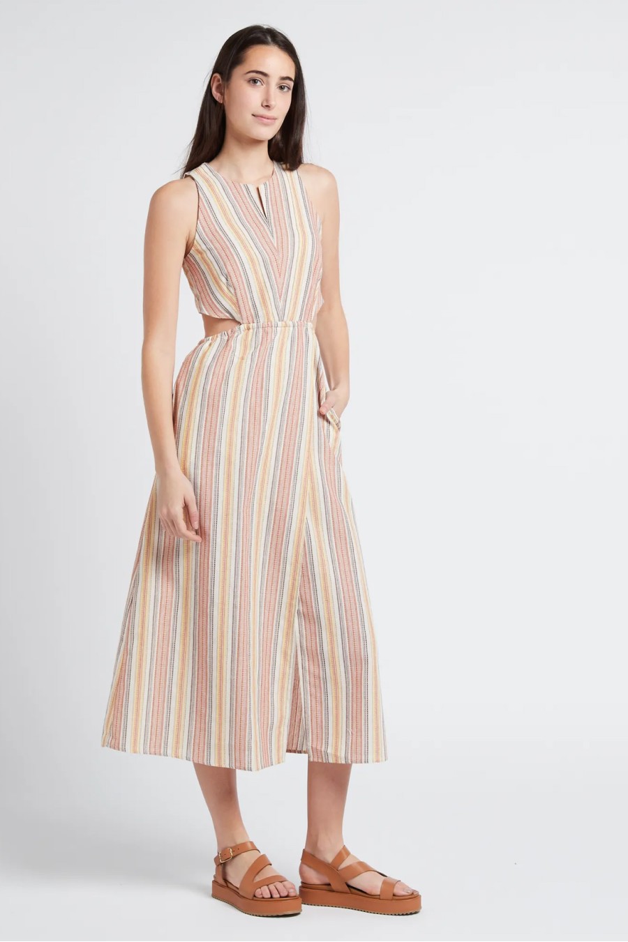 Cut Out Midi Dress