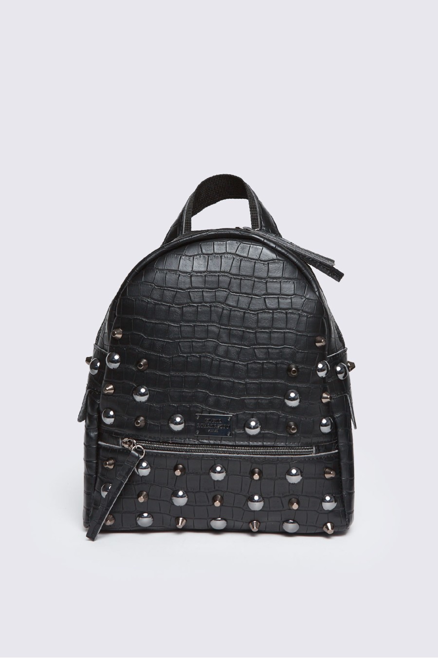 Croco Backpack Small Black