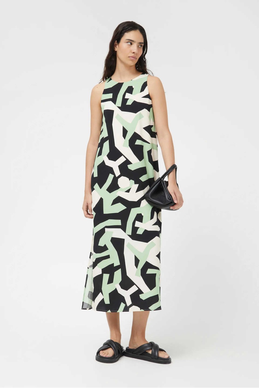 Structure Print Dress