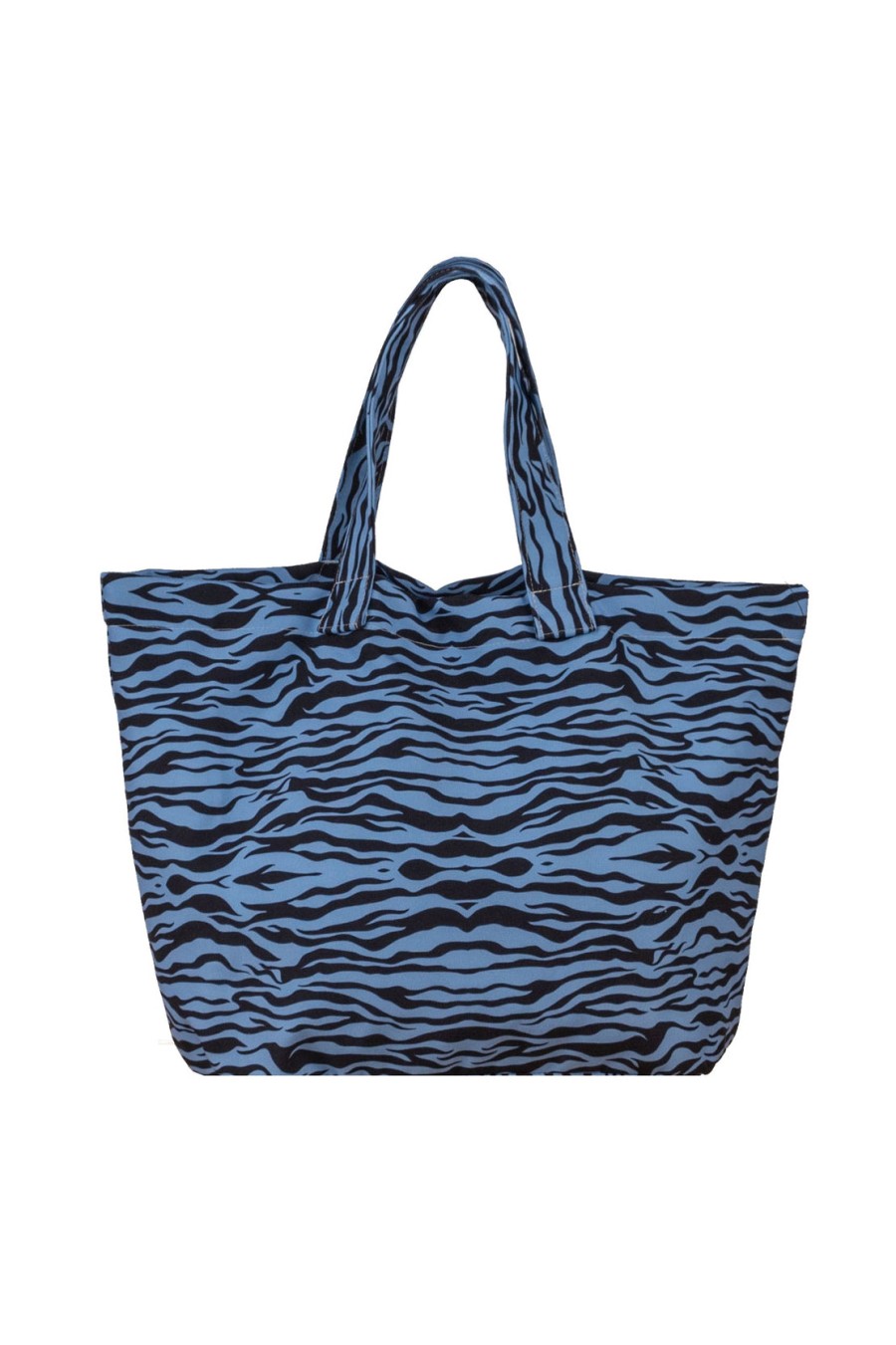 Tote Bag | Zebra Sky Blue