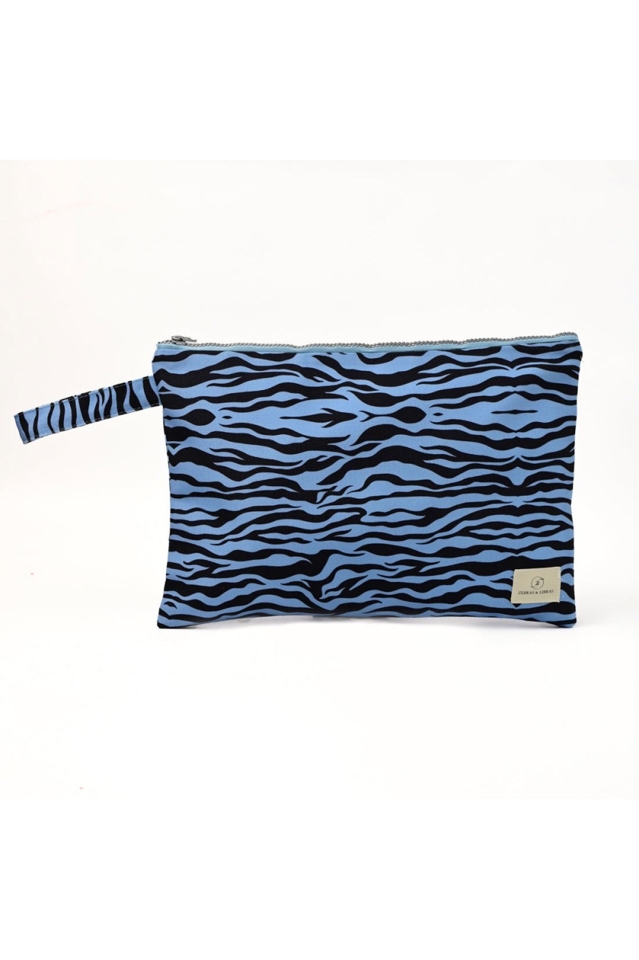 Wristlet Large | Zebra Sky...