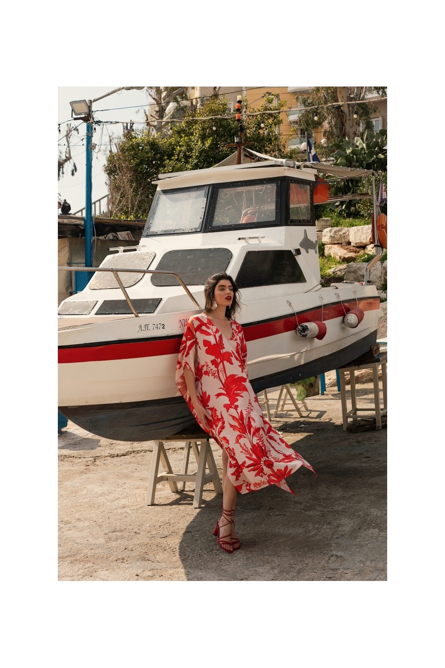 Red Coral Dress