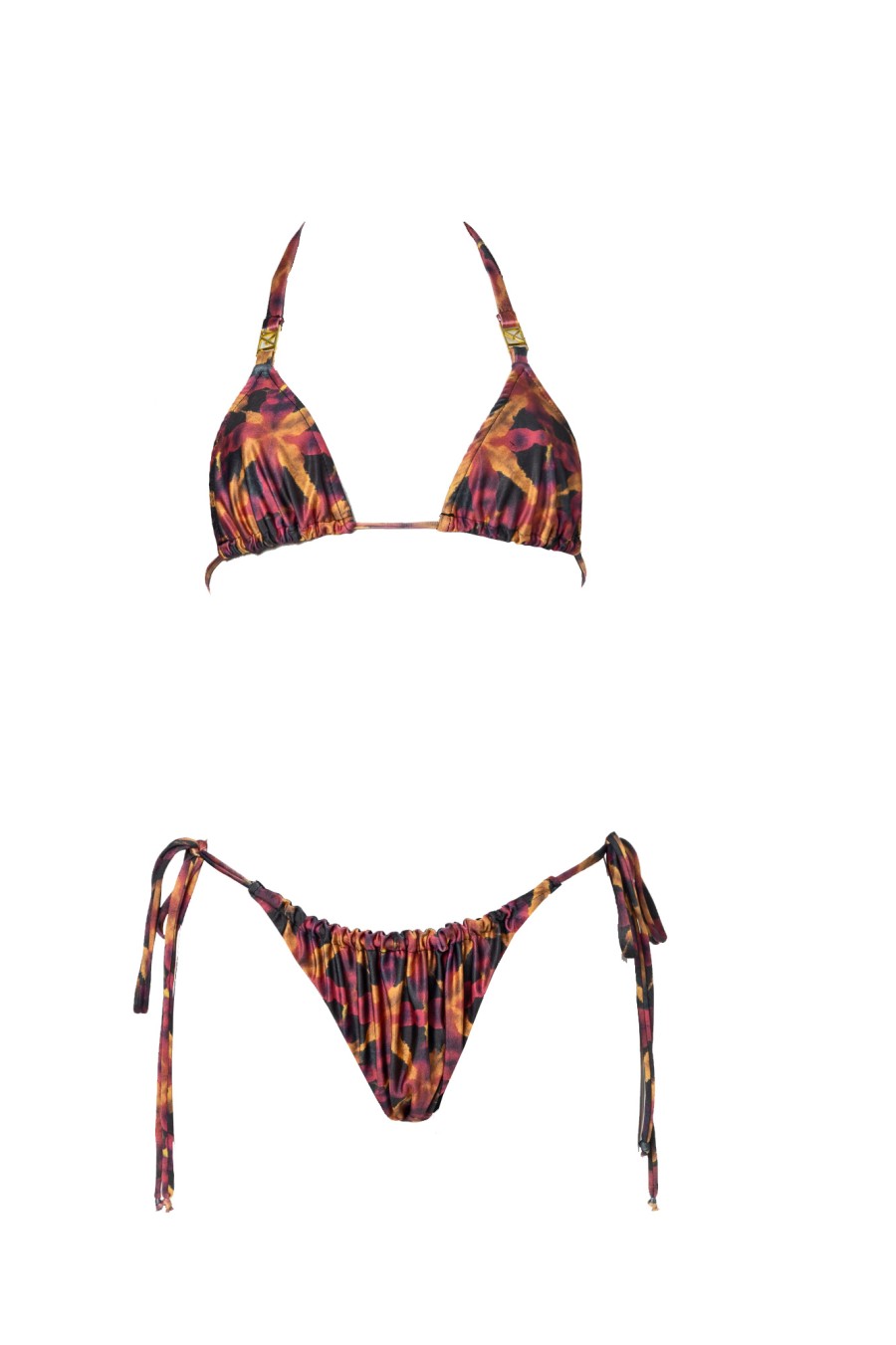 Mayra Magenta Print Bikini Set