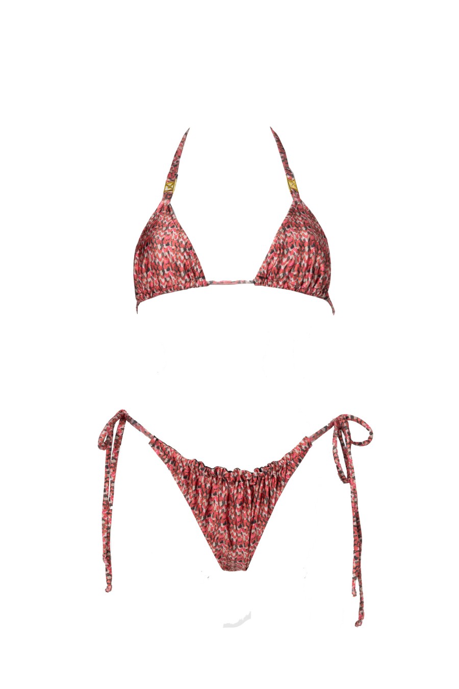 Mayra Red Print Bikini Set