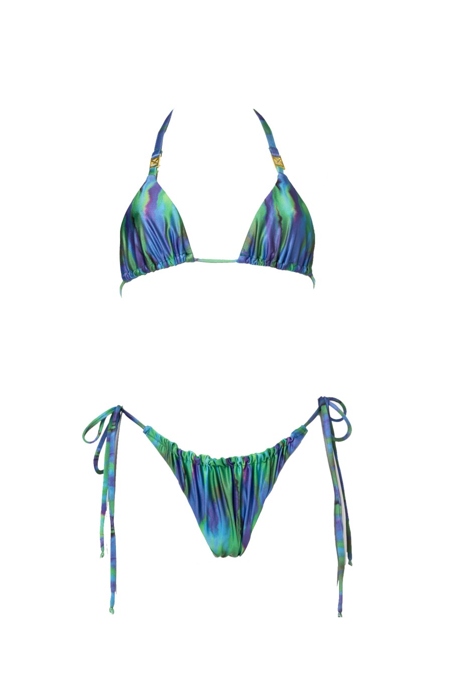 Mayra Blue Print Bikini Set